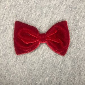 Red Bow Hair clip